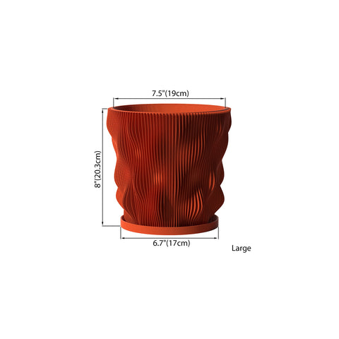 Terracotta Orange Wave