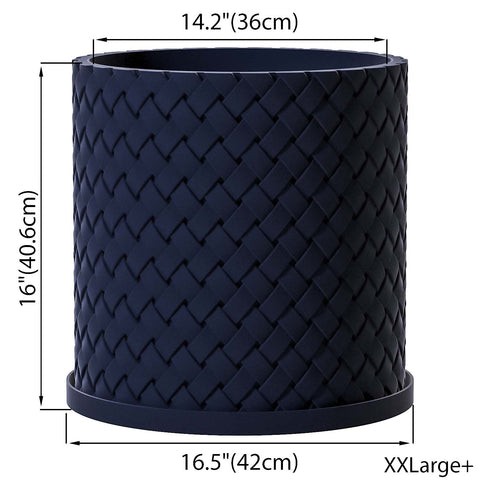 Deep Ocean Blue Weave