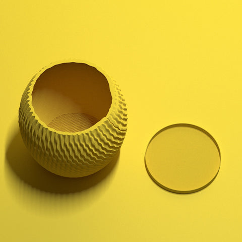 Lemon Yellow Ripple