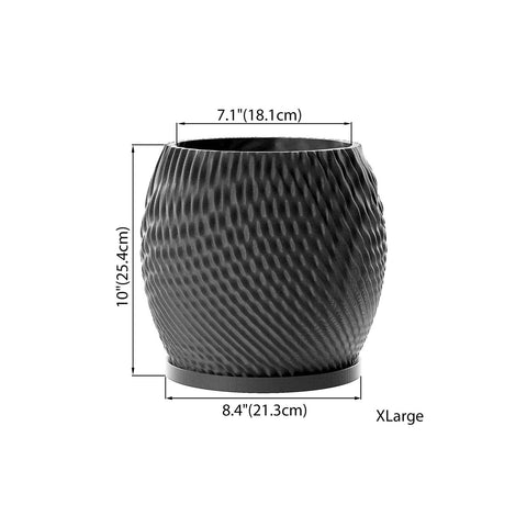 Charcoal Black Ripple