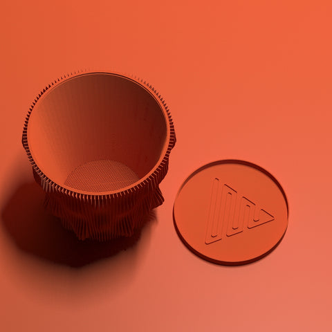 Terracotta Orange Wave