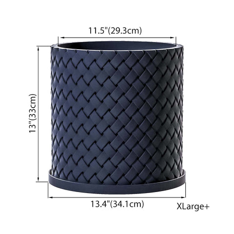 Deep Ocean Blue Weave