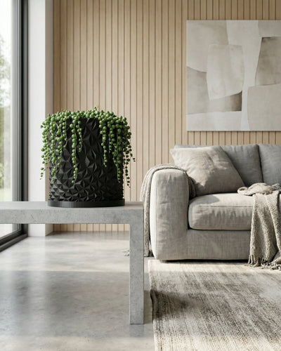 Charcoal Black Knurl