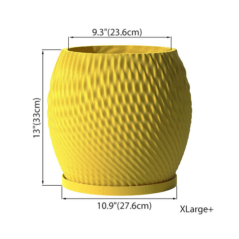 Lemon Yellow Ripple