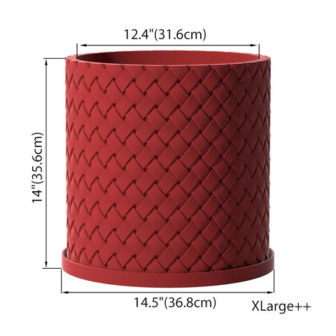 Lava Red Weave