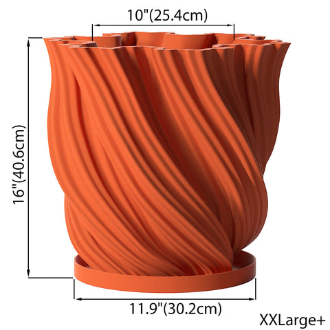 Terracotta Orange Fractal