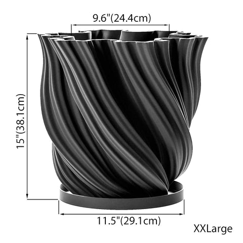 Charcoal Black Fractal