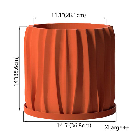 Terracotta Orange Kurtain