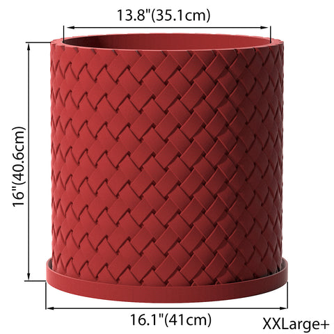 Lava Red Weave