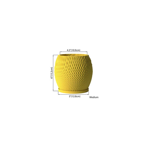 Lemon Yellow Ripple