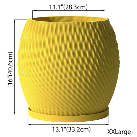 Lemon Yellow Ripple