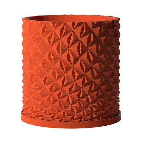 Terracotta Orange Knurl