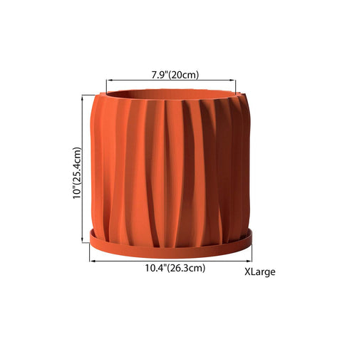 Terracotta Orange Kurtain