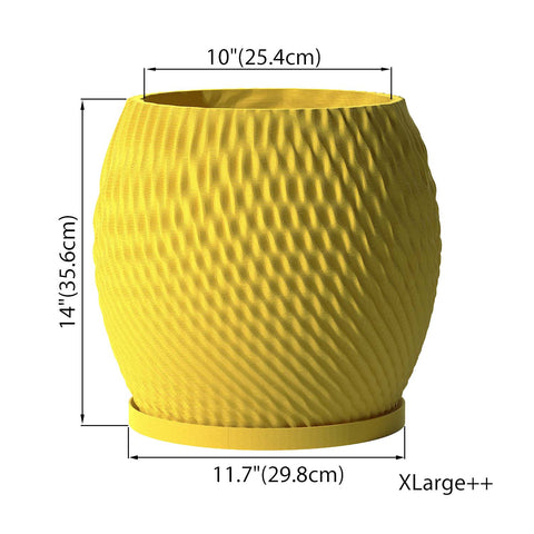 Lemon Yellow Ripple