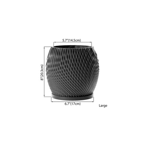 Charcoal Black Ripple