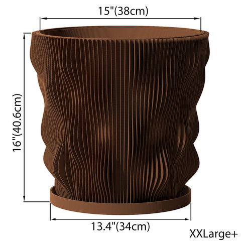 Nut Brown Wave