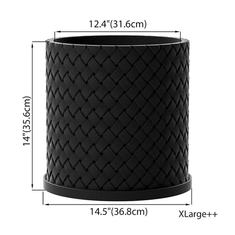 Charcoal Black Weave
