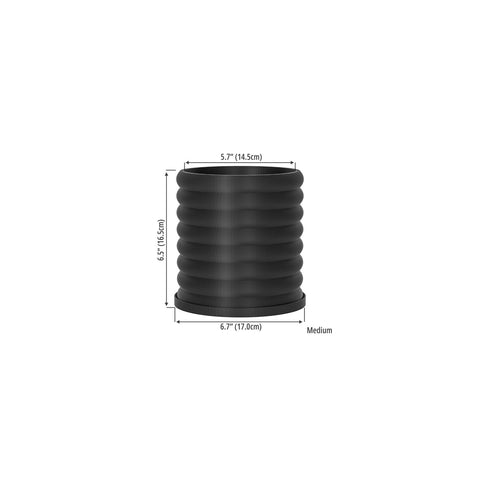 Charcoal Black Slinky