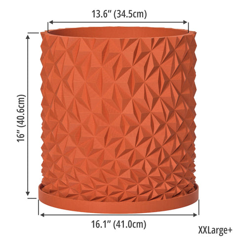 Terracotta Orange Knurl