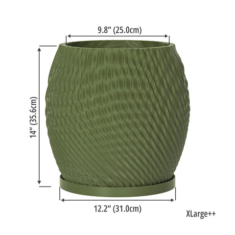 Avocado Green Ripple