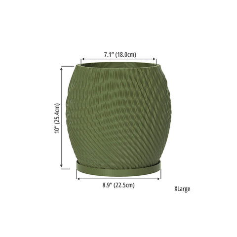 Avocado Green Ripple