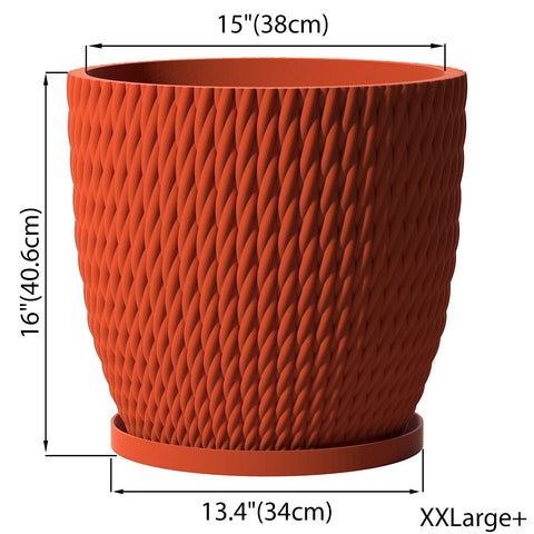 Terracotta Orange Vine