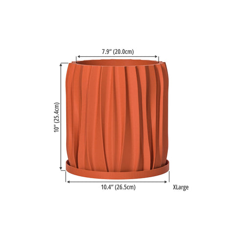 Terracotta Orange Kurtain