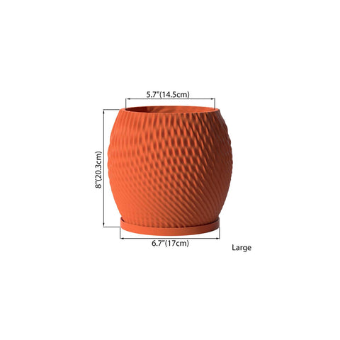 Terracotta Orange Ripple