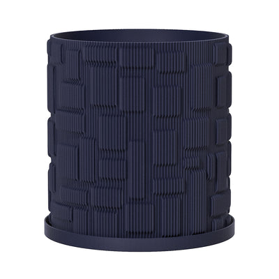 Deep Ocean Blue Gridlock