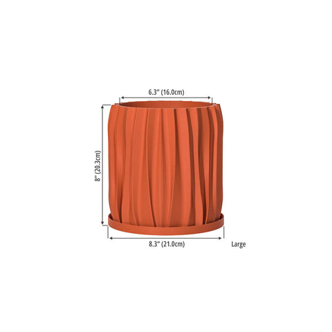 Terracotta Orange Kurtain