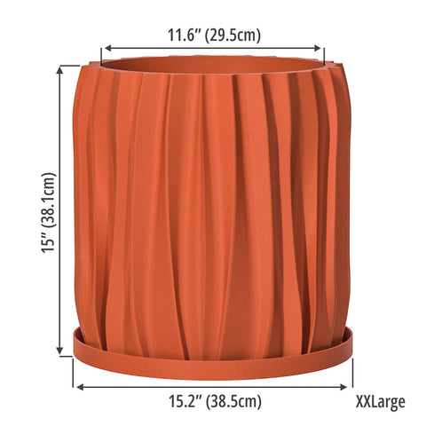 Terracotta Orange Kurtain