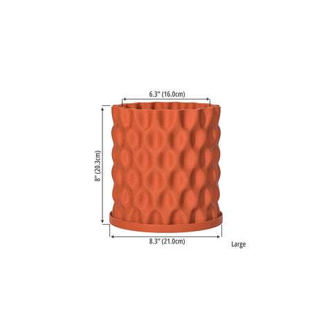 Terracotta Orange Plop