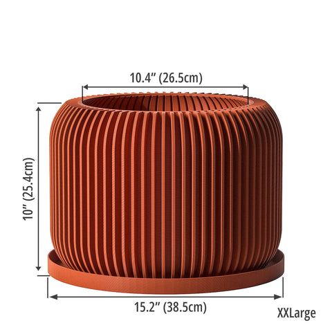 Terracotta Orange Nest