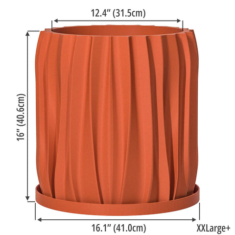 Terracotta Orange Kurtain