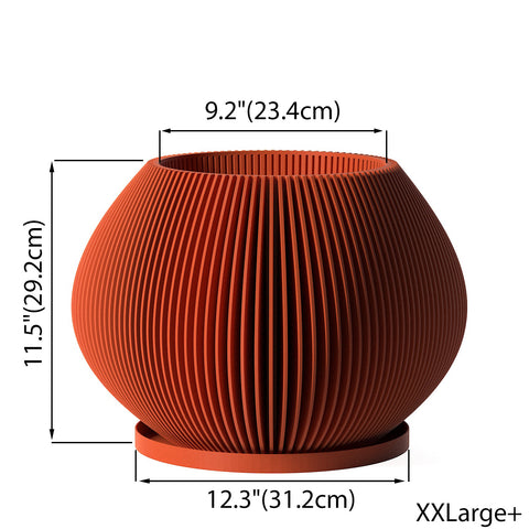 Terracotta Orange Luna