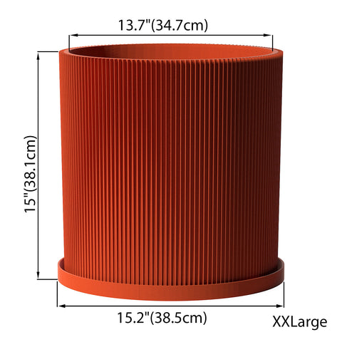 Terracotta Orange Ray