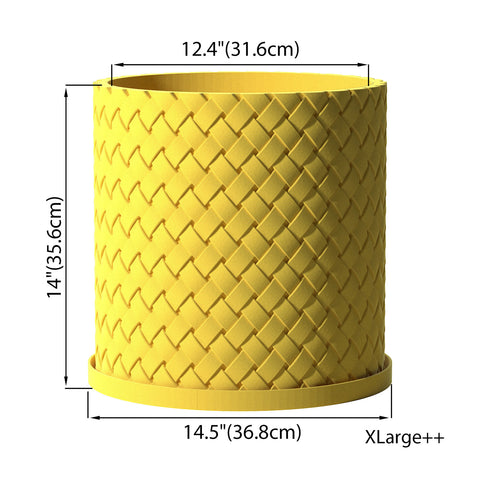 Lemon Yellow Weave