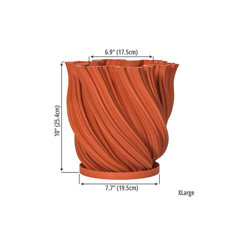 Terracotta Orange Fractal