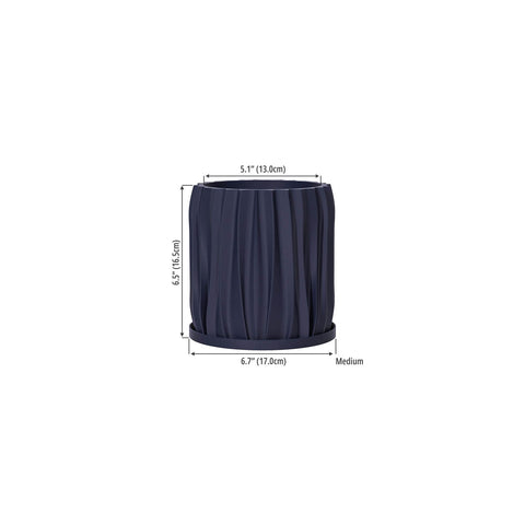 Deep Ocean Blue Kurtain