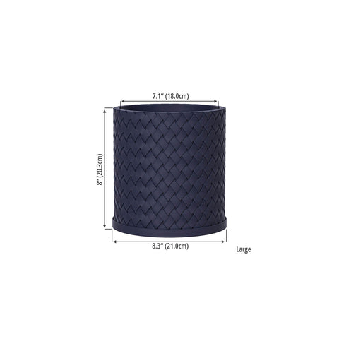 Deep Ocean Blue Weave