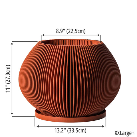 Terracotta Orange Luna