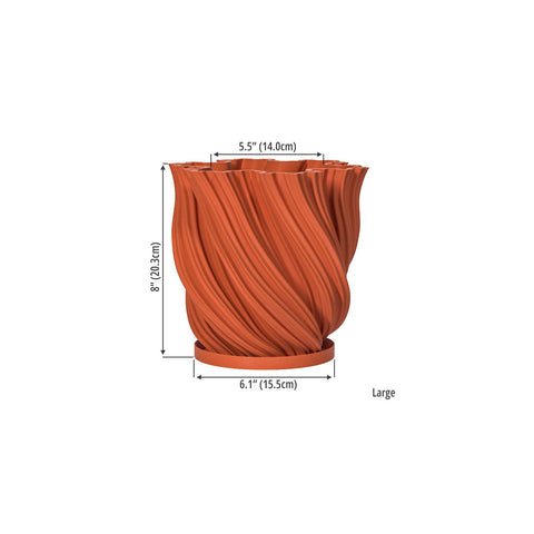 Terracotta Orange Fractal