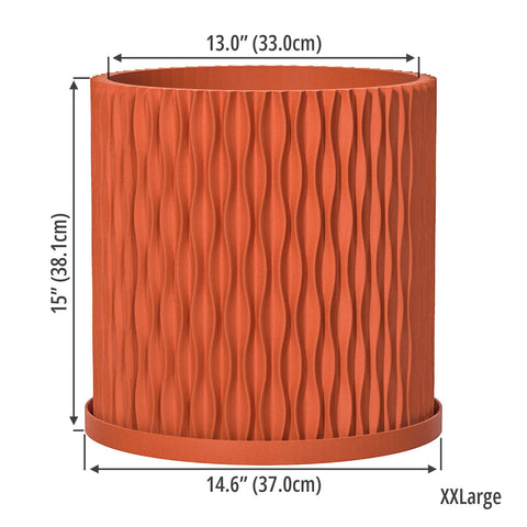 Terracotta Orange Mica