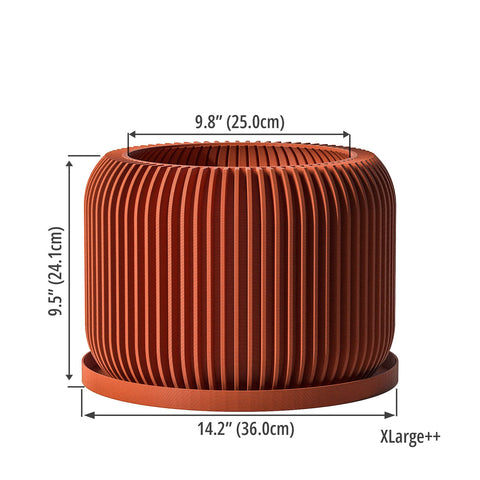 Terracotta Orange Nest