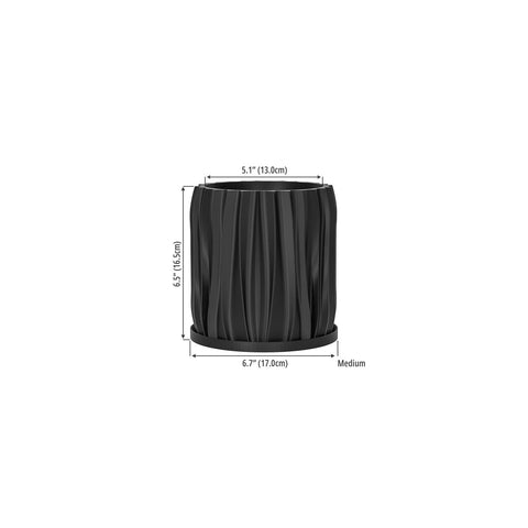 Charcoal Black Kurtain