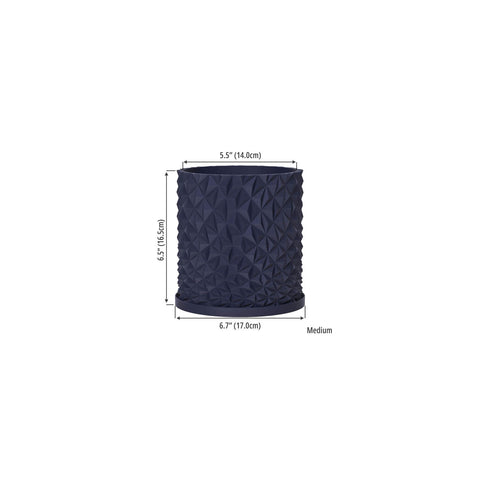 Deep Ocean Blue Knurl