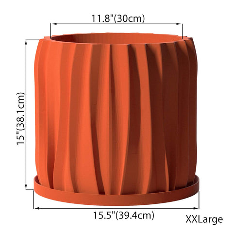 Terracotta Orange Kurtain