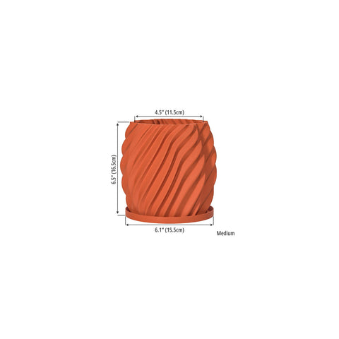 Terracotta Orange Opal