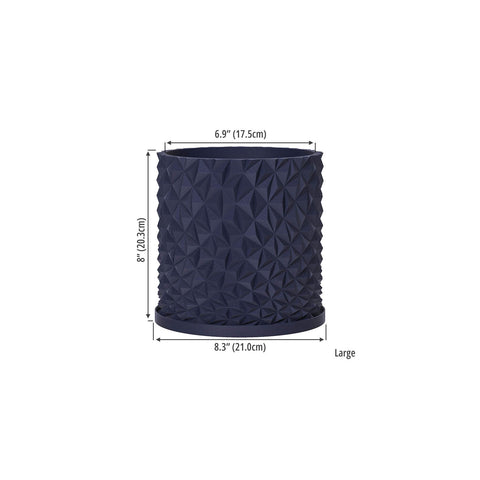 Deep Ocean Blue Knurl