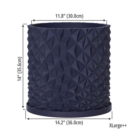 Deep Ocean Blue Knurl